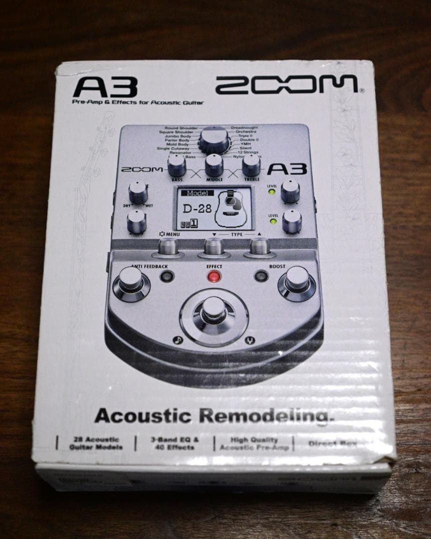 ZOOM A3 プリアンプ＆マルチエフェクター