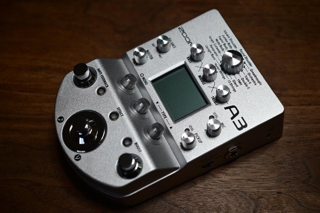ZOOM A3 プリアンプ＆マルチエフェクター