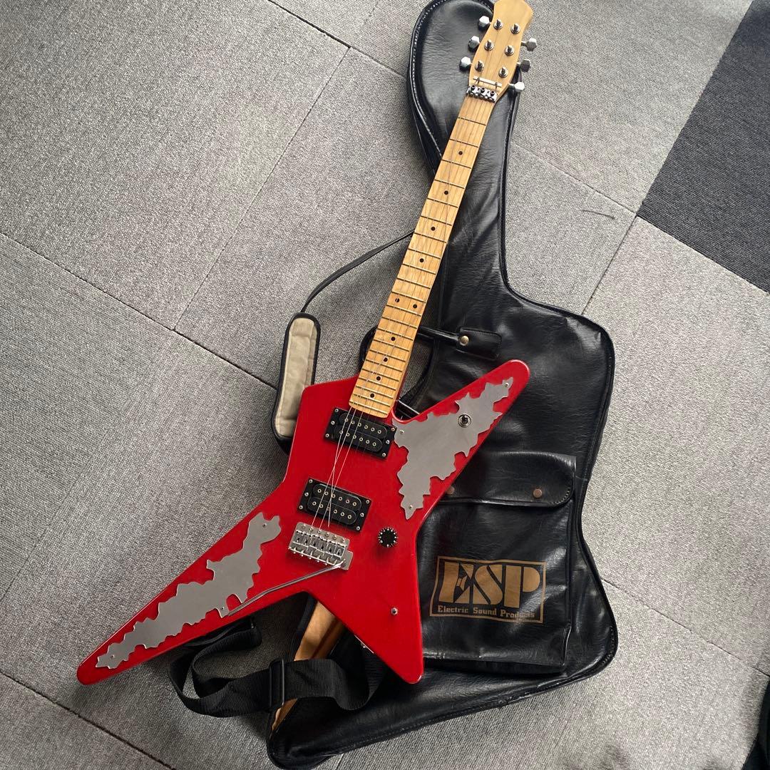 エレキギター　ギターカバー付き　無メーカー