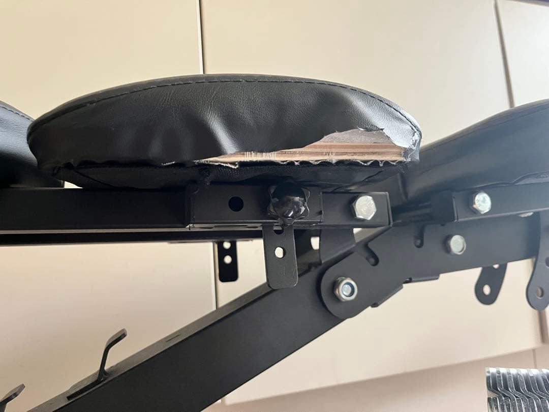 ダンベル41.5kg×2個とベンチ