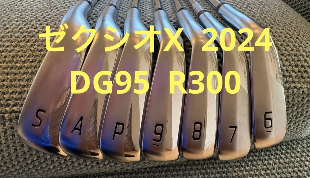 ゼクシオ X 2024 エックス　アイアン　DG95 R300