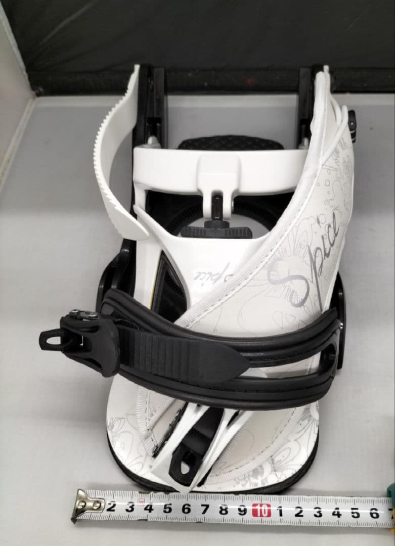 未使用 spice スノーボード バインディング MLサイズ ブラック ホワイト