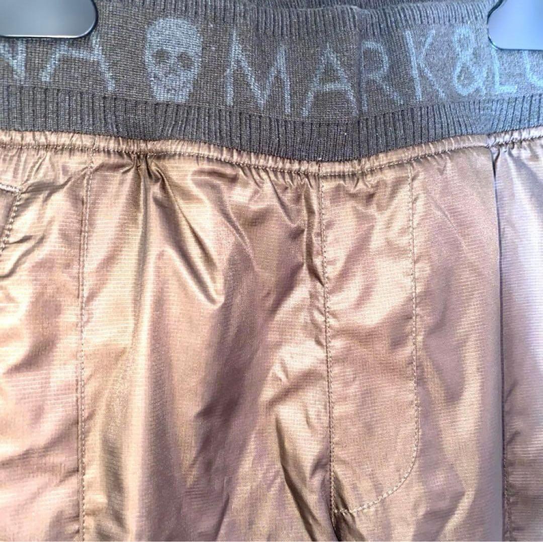 MARK＆LONA マークアンドロナ ナイロン　裏起毛　ブラウン Mサイズ