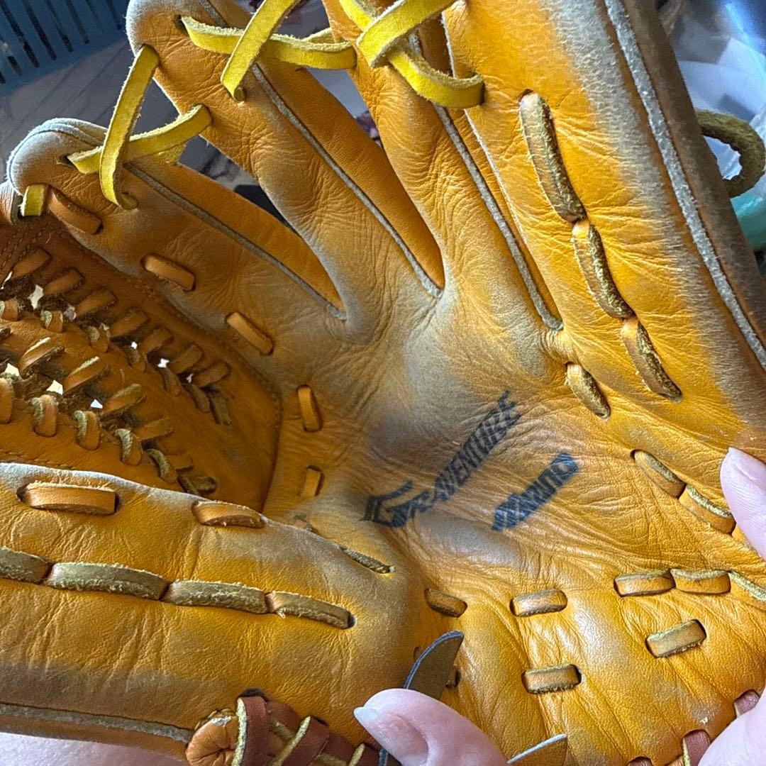 ミズノ 軟式グローブ オレンジ