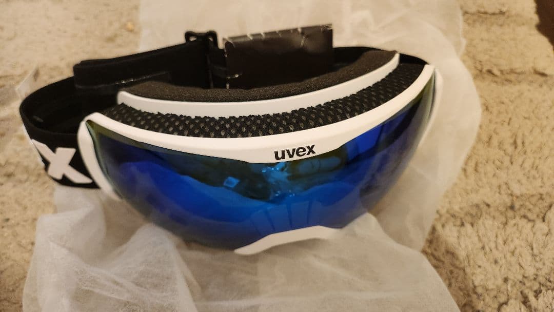 新品未使用　uvex downhill 2100 cv ゴーグル 青色レンズ