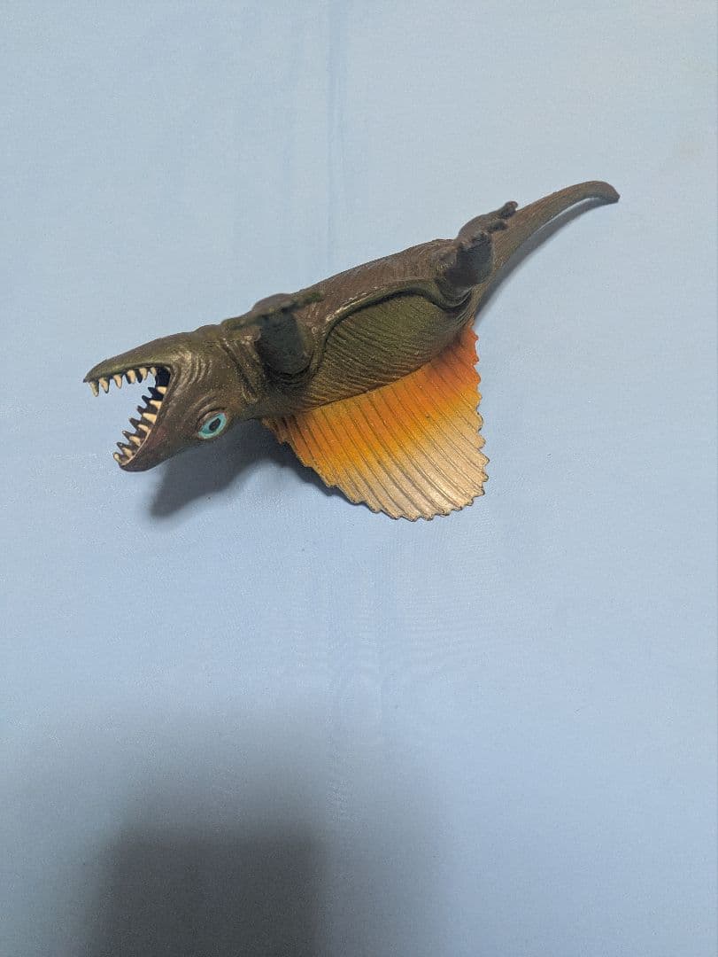 ディメトロドン 恐竜 昔のソフビ フィギュア Made in Hong Kong