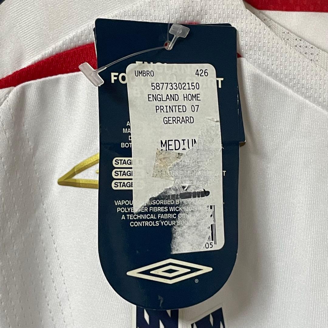 【新品タグ付き】 アンブロ　イングランド代表　ジェラード　ユニフォーム　背番号4