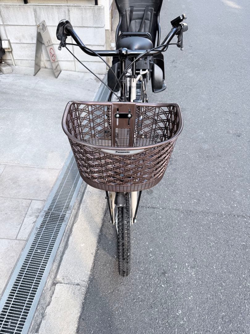 大阪府　子供乗せ　パナソニック　電動アシスト自転車　チャイルドシート付き