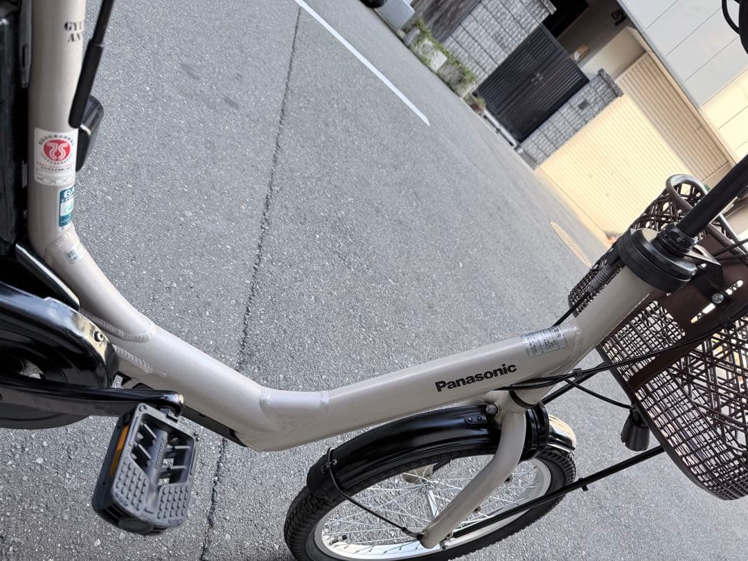 大阪府　子供乗せ　パナソニック　電動アシスト自転車　チャイルドシート付き