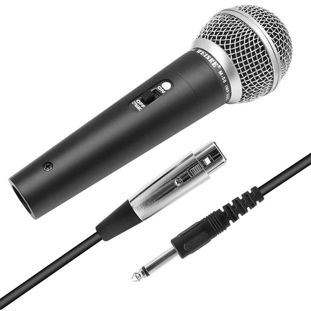 ✨美品✨WEISIRE ダイナミックマイク 本体とケーブル付き