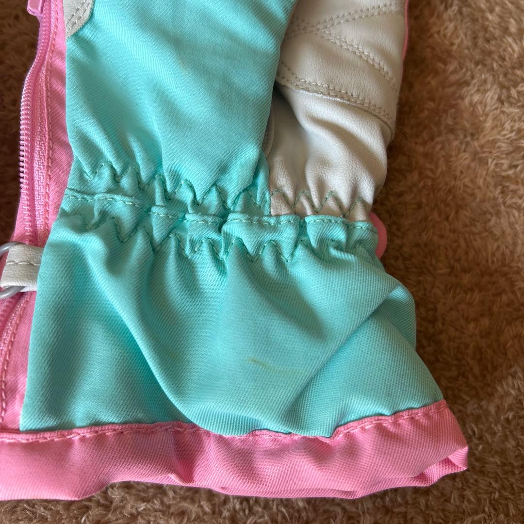 SNAPPY スキーグローブ ピンク・水色