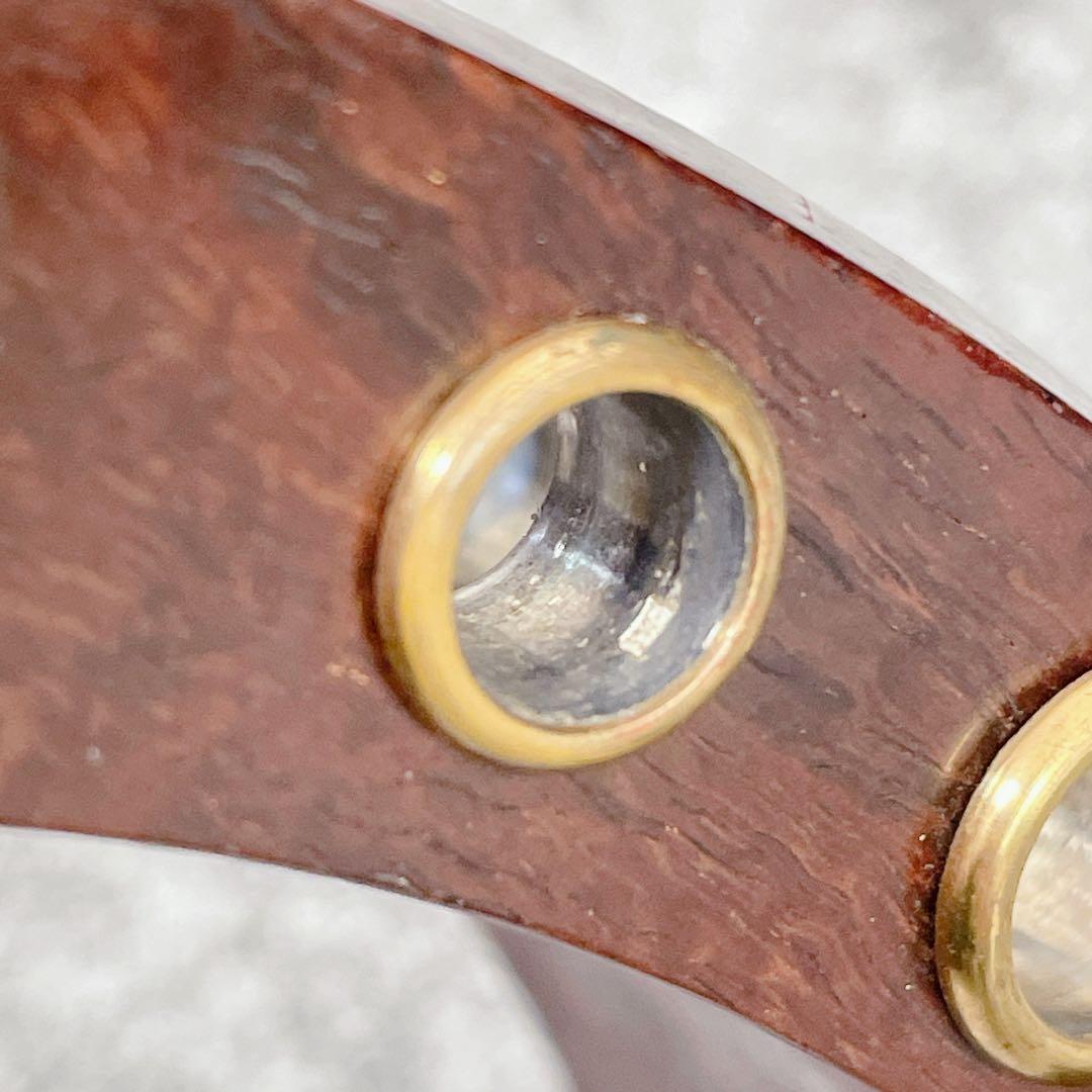 三味線 一本溝 紅木 子持ち綾杉 中棹 金細 和楽器 刻印あり