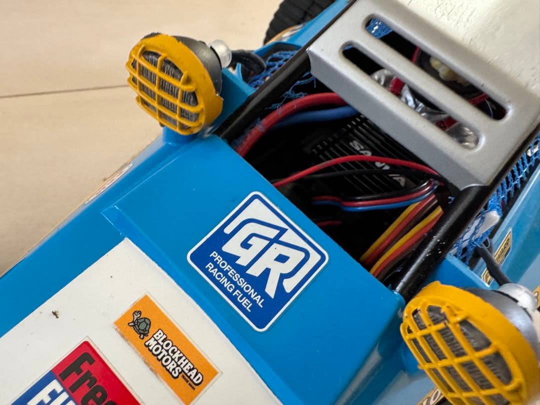 ラジコン　タミヤ　グラスホッパー　BLOCKHEAD MOTORS風