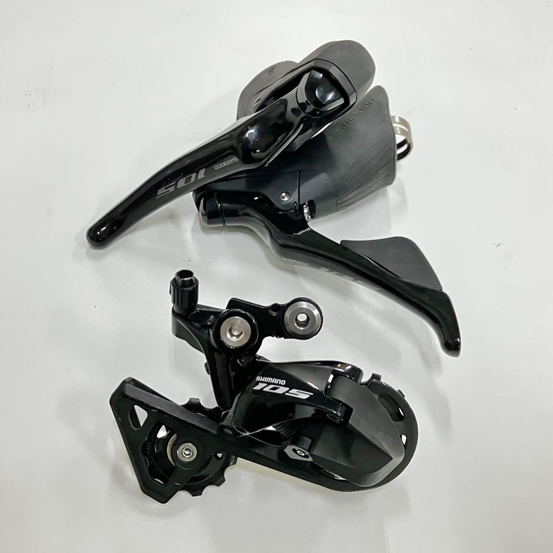SHIMANO 105STIレバー リアディレイラー　セット