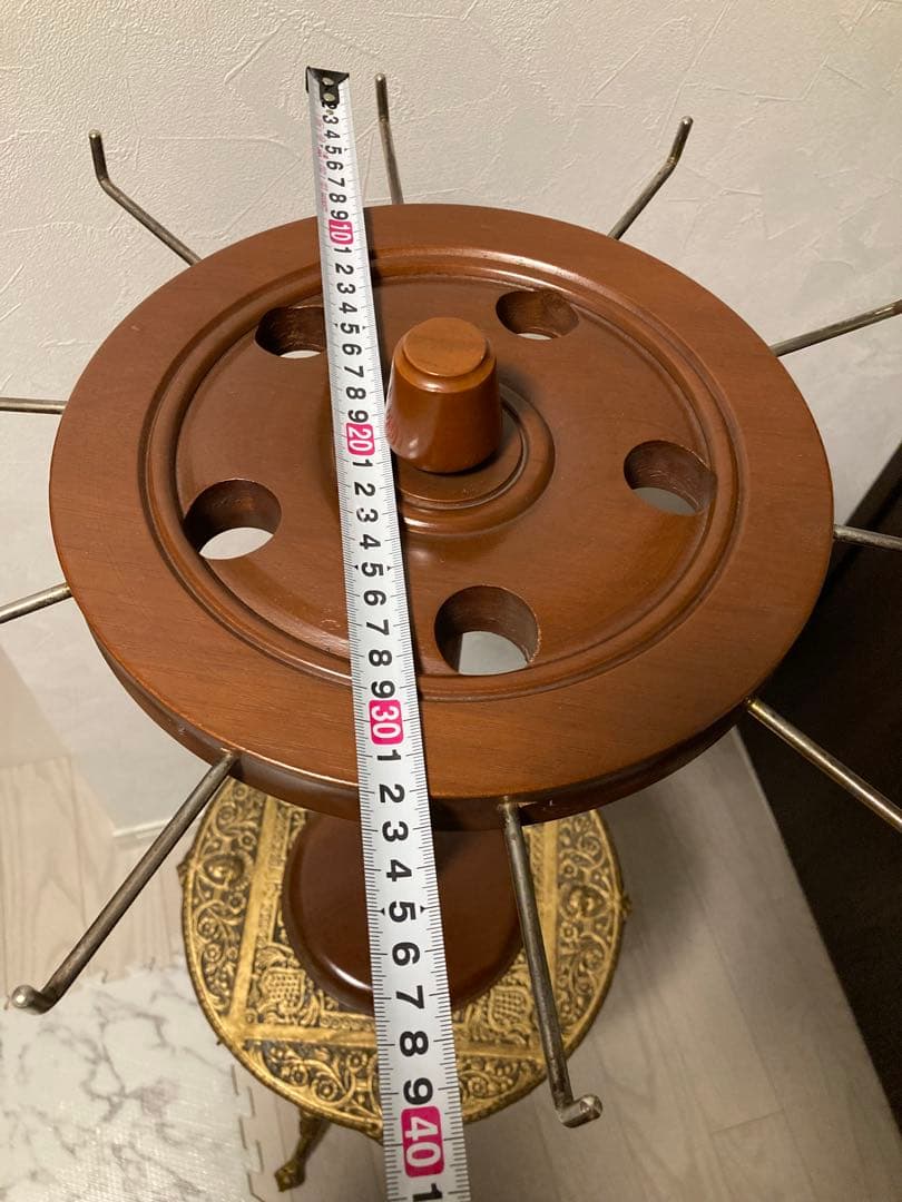 ネクタイ　アクセサリー　キャップ　小物 ディスプレイラック 木製