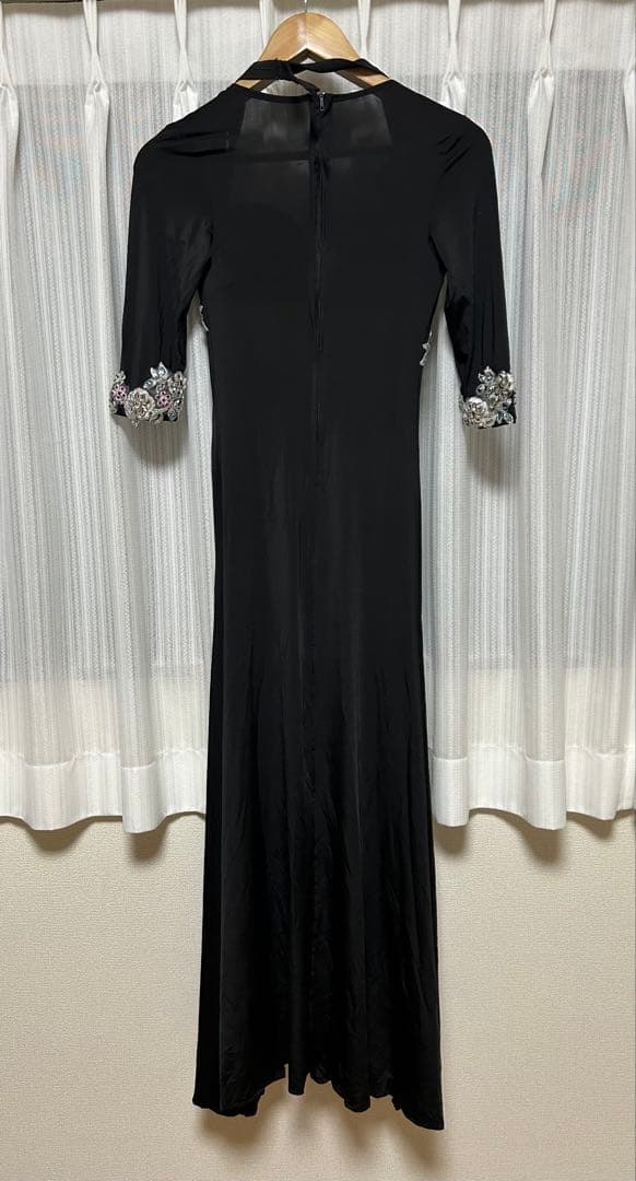 ベリーダンス衣装　サイーディドレス／バラディドレス　ブラック