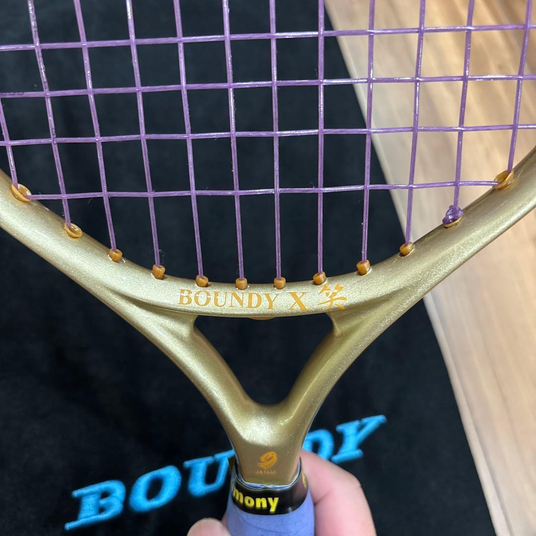 BOUNDY X 笑　バウンドテニスラケット　バウンディー