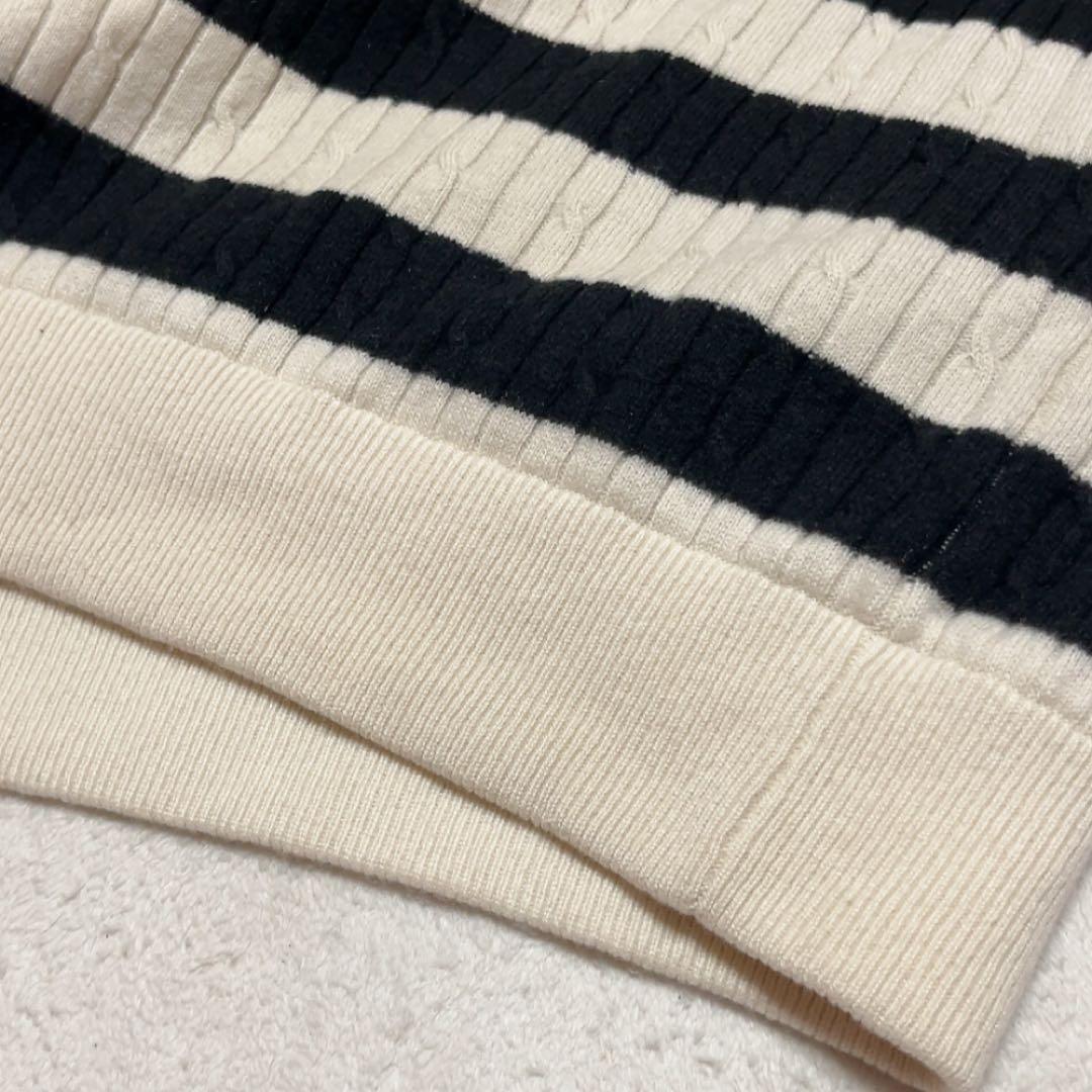 パーリーゲイツ　近年　カシミヤ　蓄熱裏地　防風　スニード　ニット　ボーダー　ロゴ