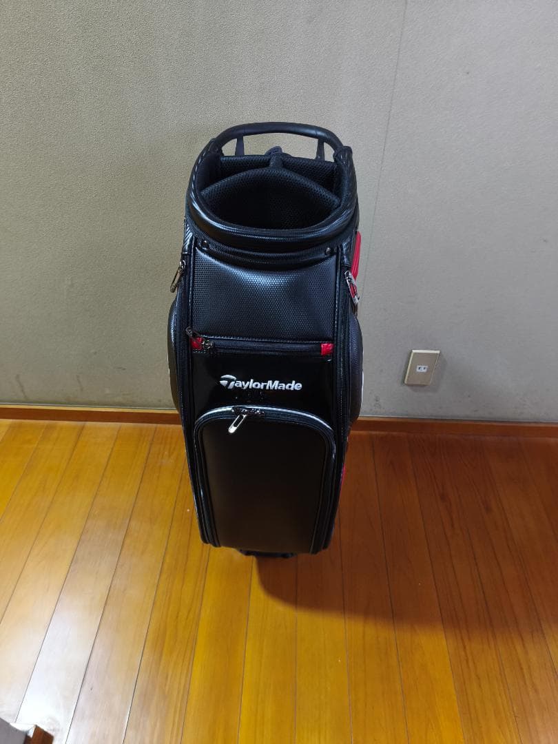 新品 未使用 人気 テーラーメイド オースティック キャディーバック 黒赤