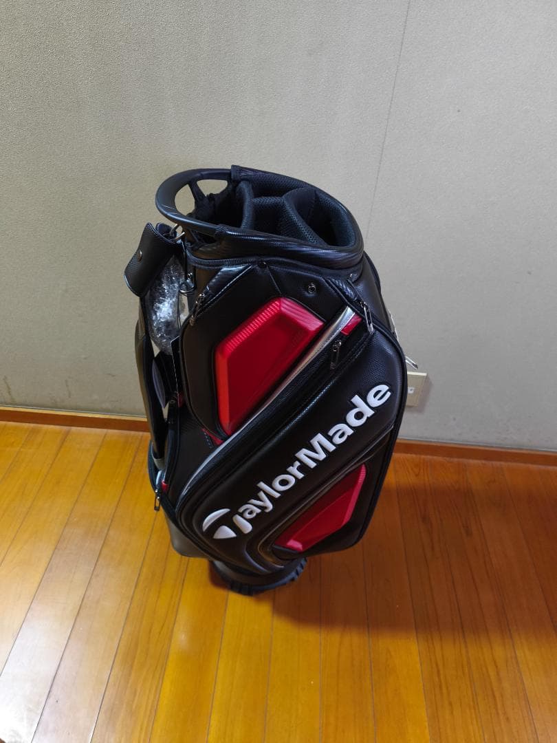 新品 未使用 人気 テーラーメイド オースティック キャディーバック 黒赤