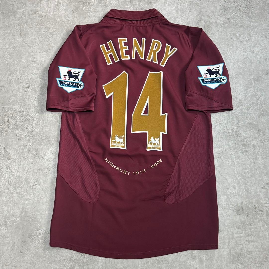 アーセナル 05/06 #14 アンリ ユニフォーム ハイバリー最終戦