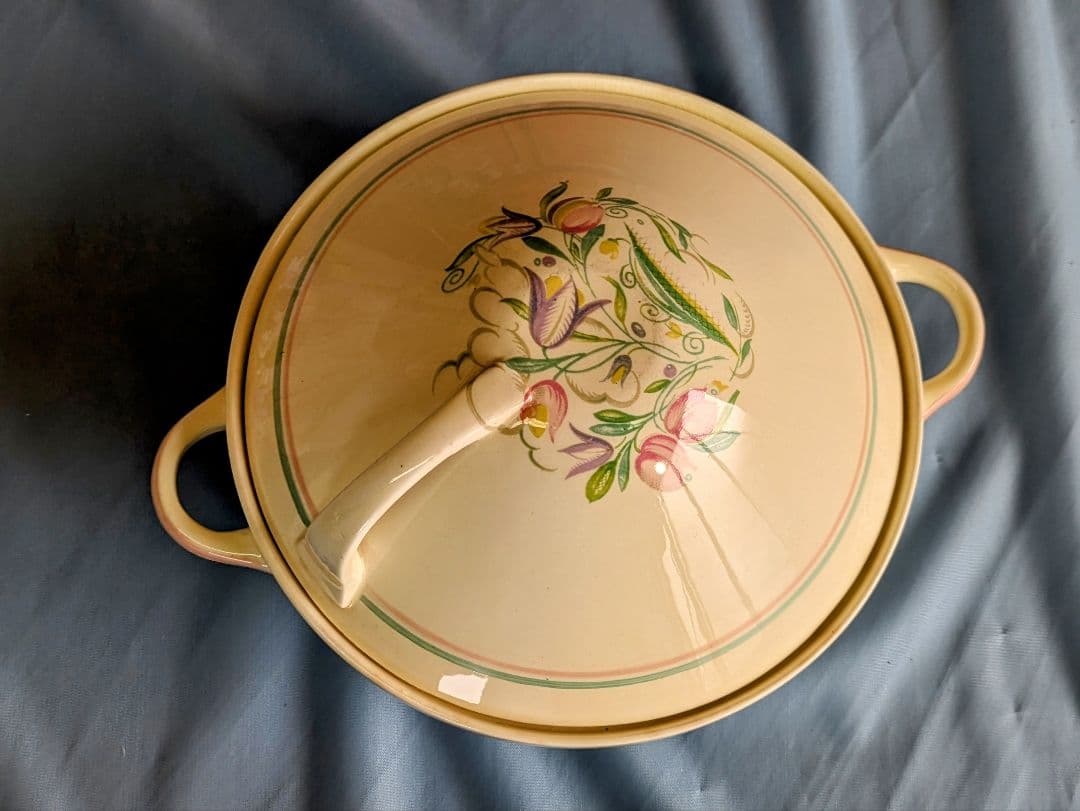 イギリス アンティーク スージークーパー ドレスデンスプレー チュリーン