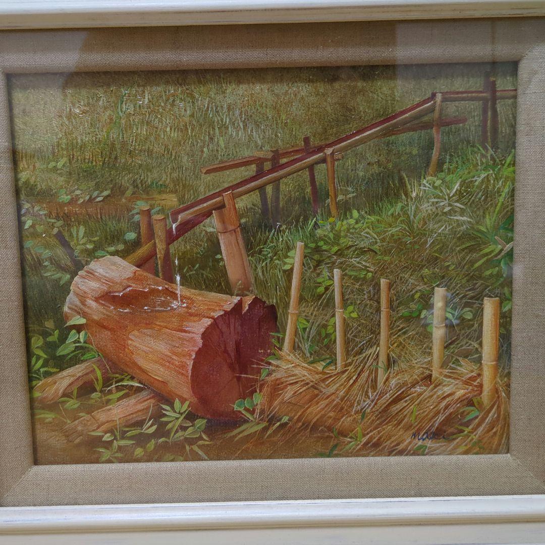 【ラスト一枚】松沢真紀　原画　油彩画 自然風景　癒し　永久に