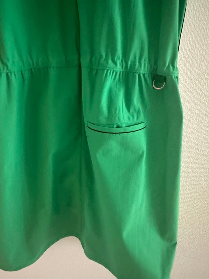 ランバンスポール　グリーン ノースリーブ ワンピース サイズ40