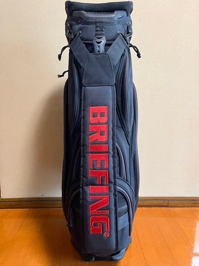 BRIEFING キャディバッグ 黒 CR5（口枠14分割＋1）