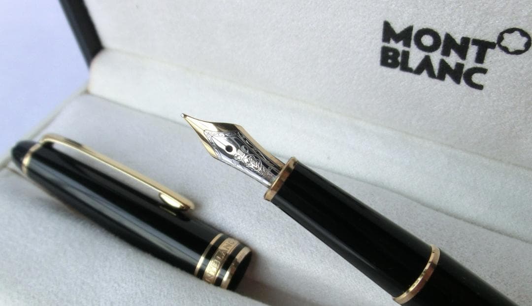 ★ モンブラン MONTBLANC マイスターシュテュック 万年筆 ペン先14K