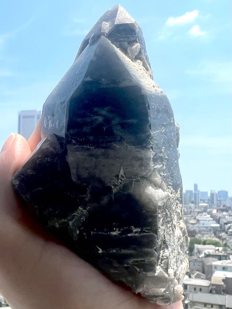 最終価格✨美✨希少✨AAAAAチベット産 ドリームコート モリオン 叡智の黒神殿