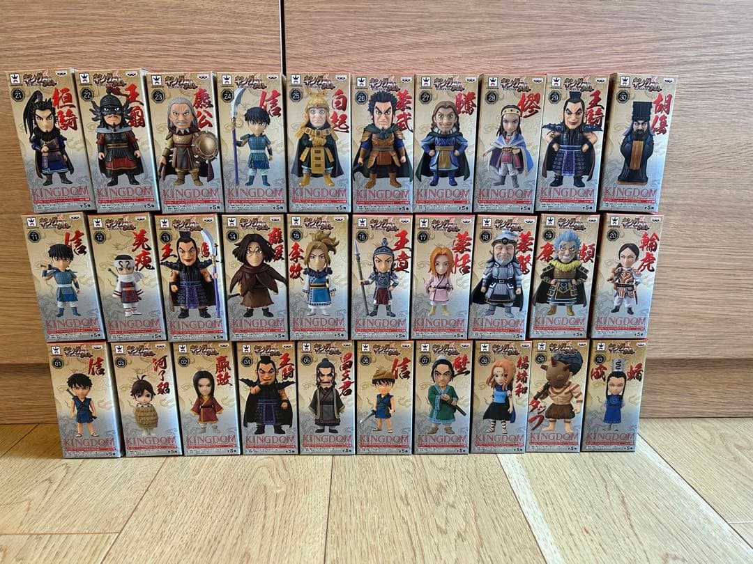 キングダム ワールドコレクタブル　フィギュア　フルコンプ