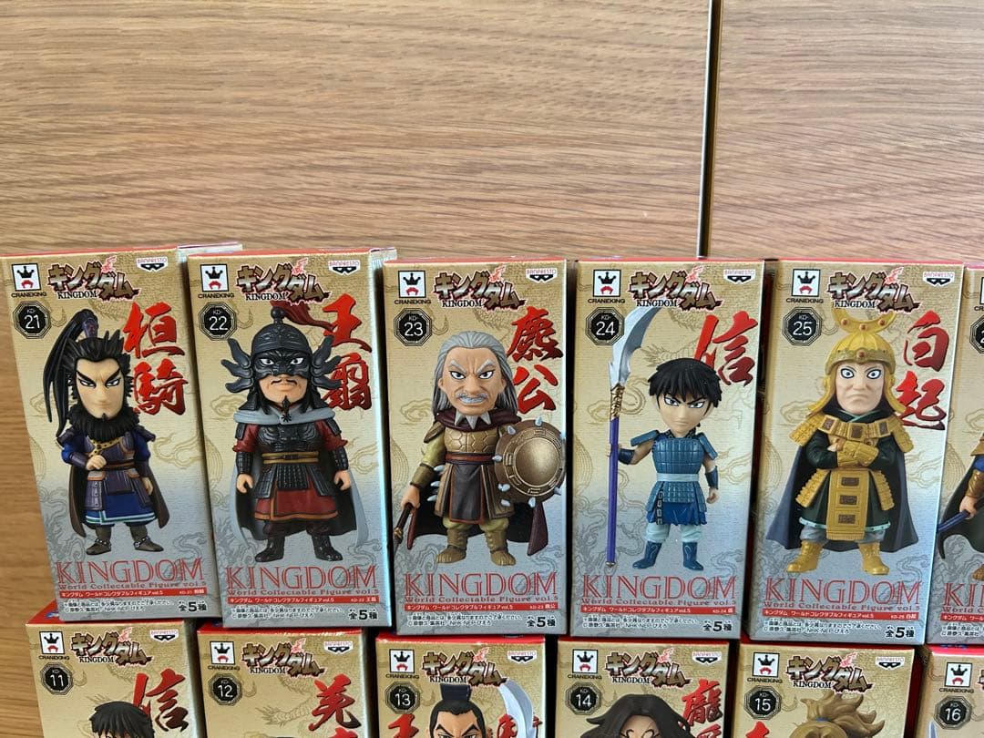 キングダム ワールドコレクタブル　フィギュア　フルコンプ