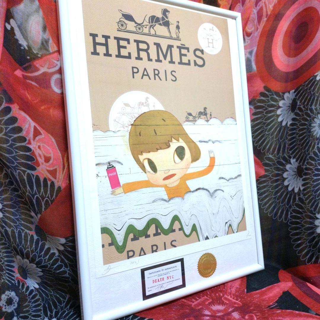 azumapaint2000　額装　death nyc　奈良美智