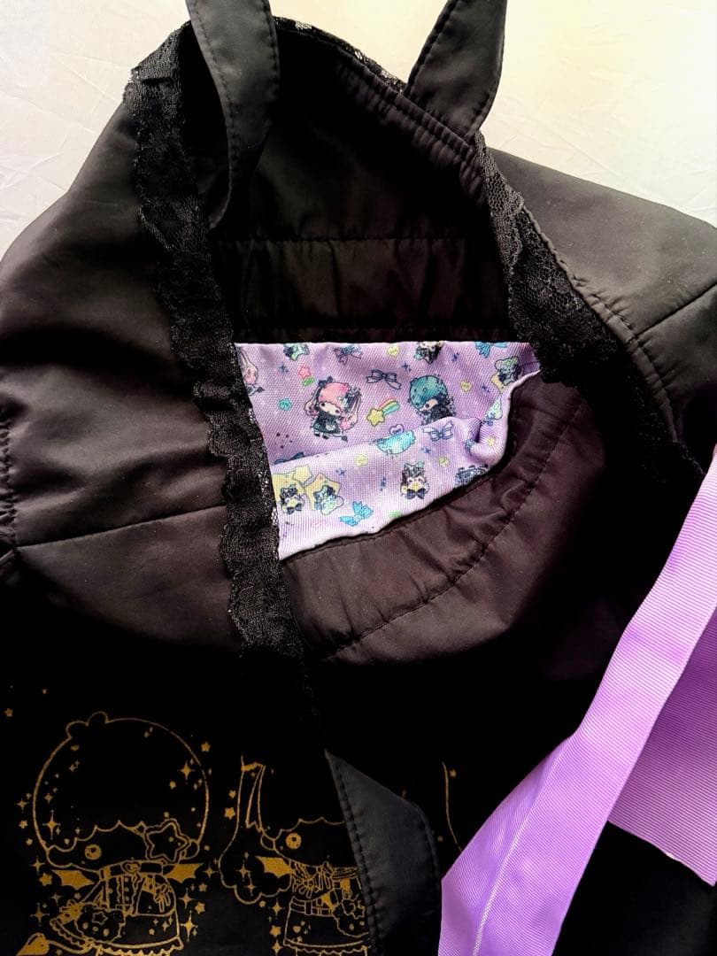 リトルツインスターズ　キキララ Dolly Mixダブルリボントートバッグ