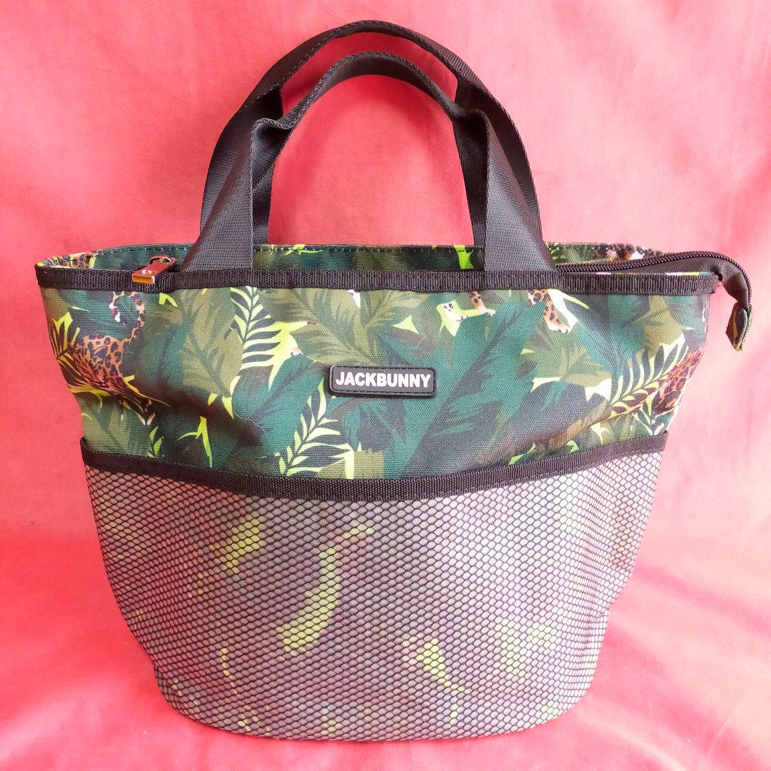 良品 JACK BUNNY ジャックバニー バッグ ゴルフバッグ 総柄 スポーツ