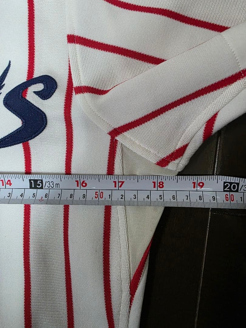 【実使用】東京ヤクルトスワローズ　上野忠選手1997年ホームユニホーム#69