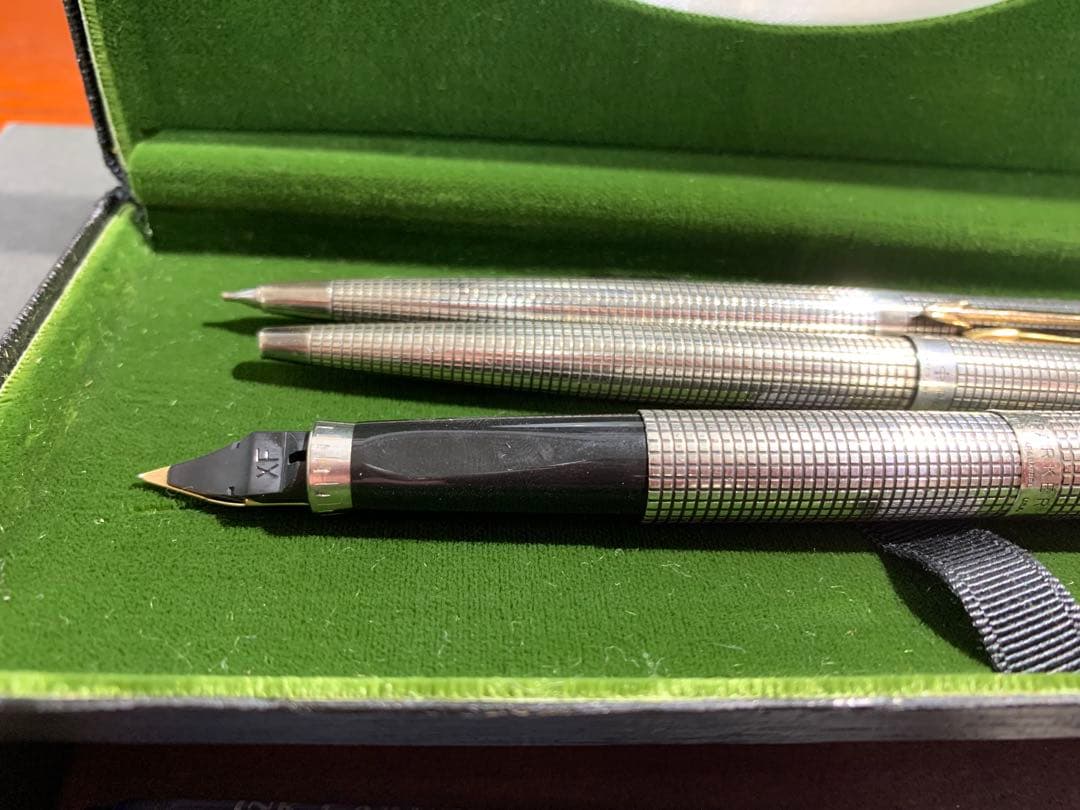 パーカー75シズレ 万年筆　スターリングシルバー純銀軸 アメリカ 3本セット