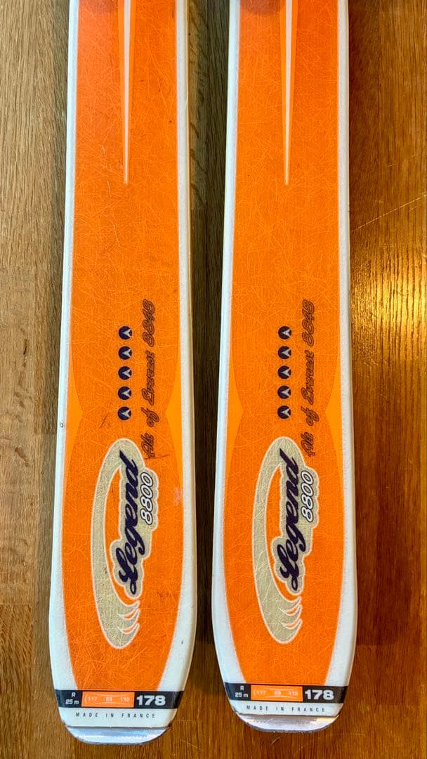 【美品】ディナスター Legend 8800 178cm バックカントリースキー