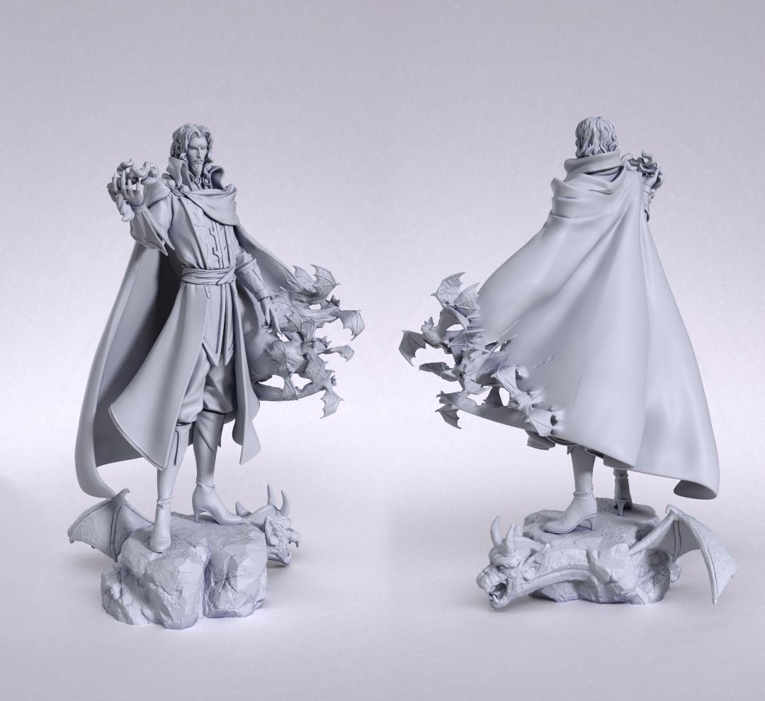 1/10 未塗装未組立 フィギュア ガレージキット ドラキュラ