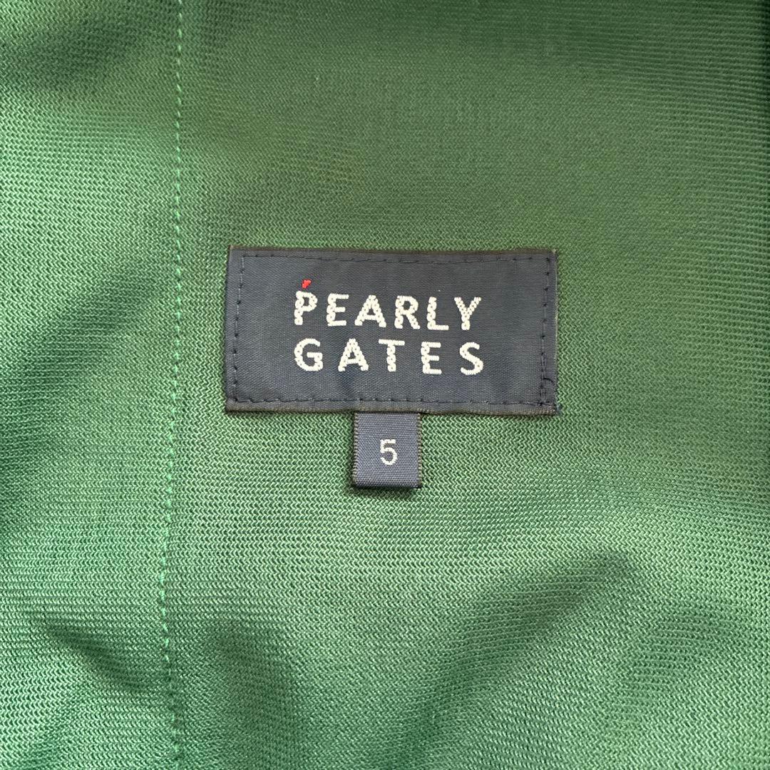 PEARLY GATESメンズ グリーン フルジップ