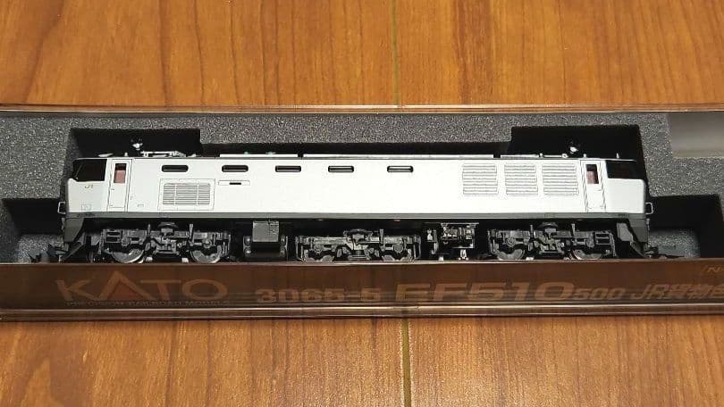 【未使用・美品】KATO EF510 500 JR貨物色(銀) 3065-5