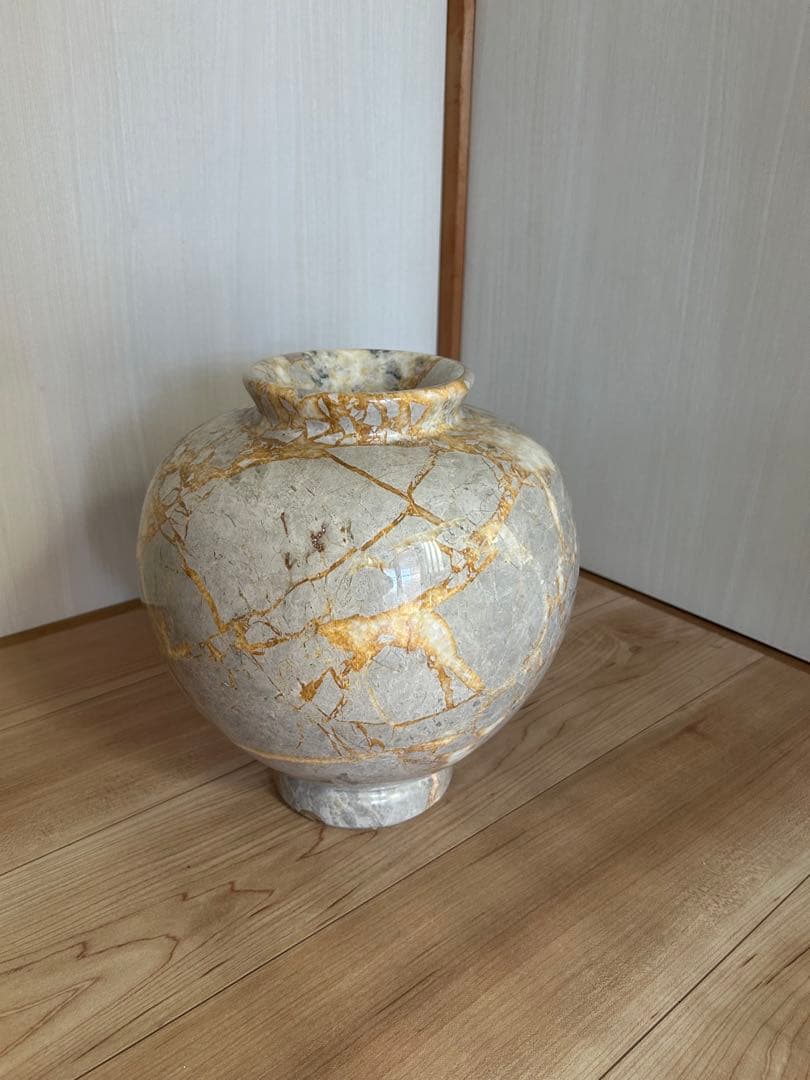大理石　壺　山口県秋芳洞