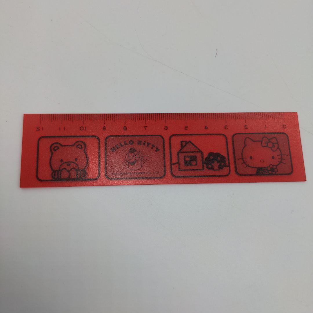 ハローキティ　昭和レトロ　下敷きノートものさし消しゴム　サンリオ