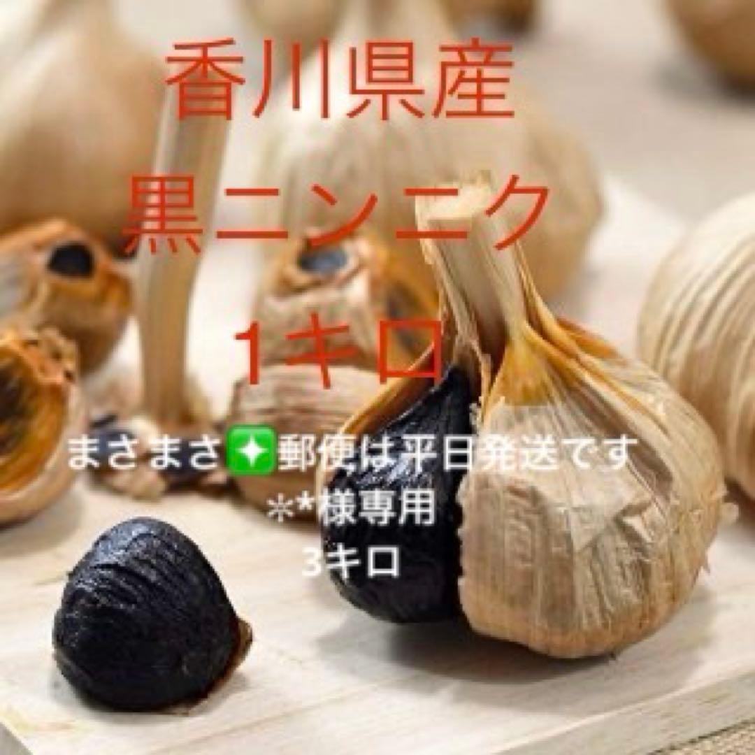 香川県産黒ニンニク3キロ