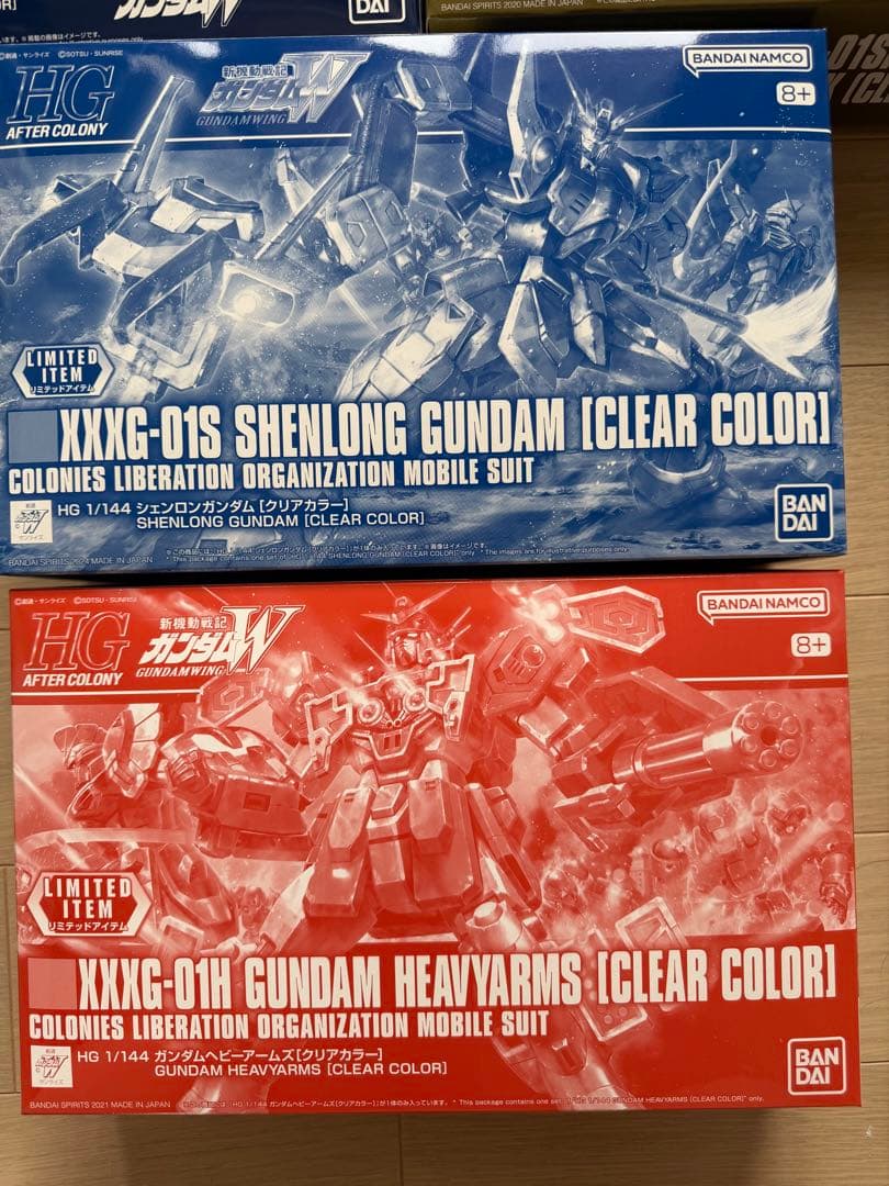 HG 1/144 ガンプラ ガンダムW クリアカラー 6体セット