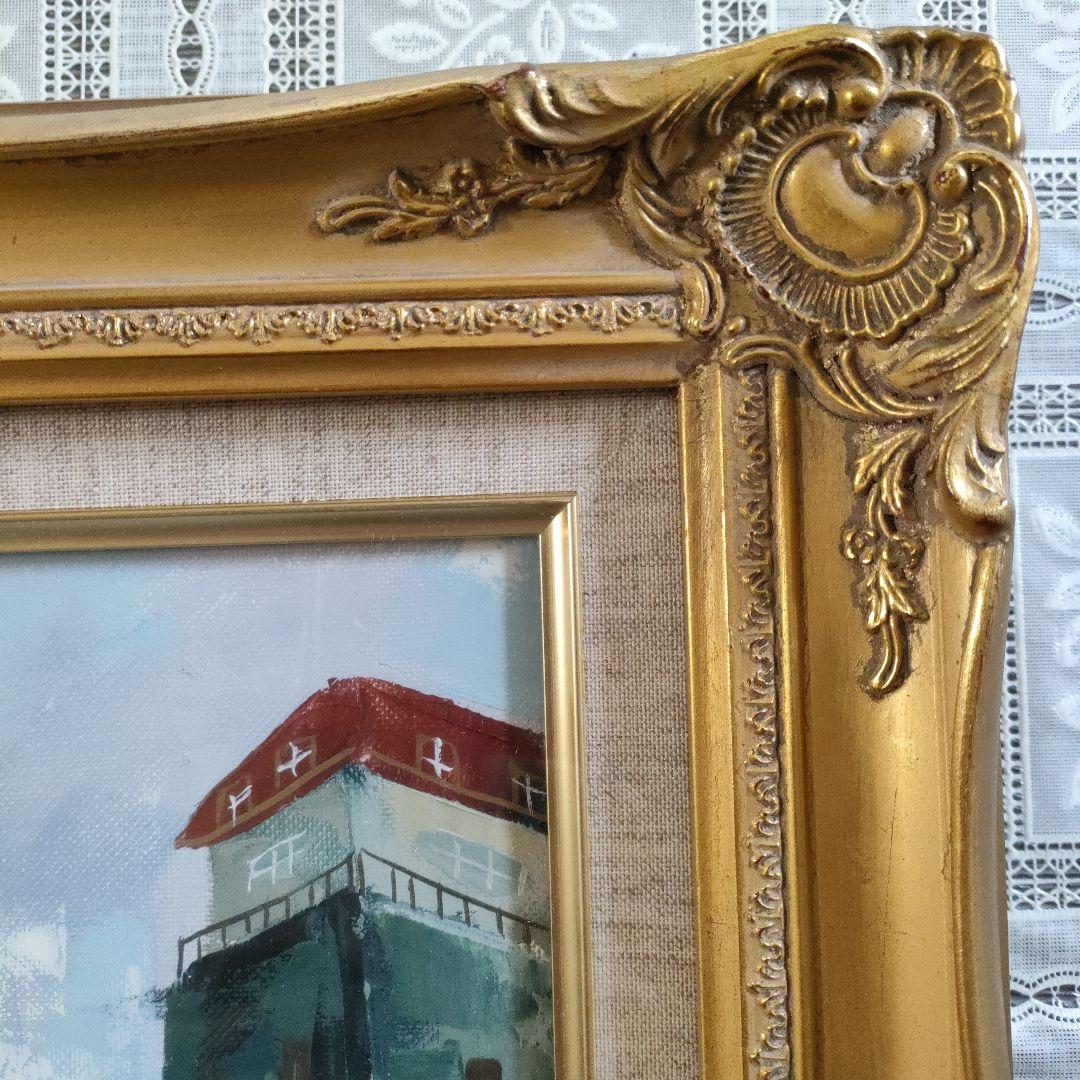 横山邦夫　油彩画 F6号『パリ』