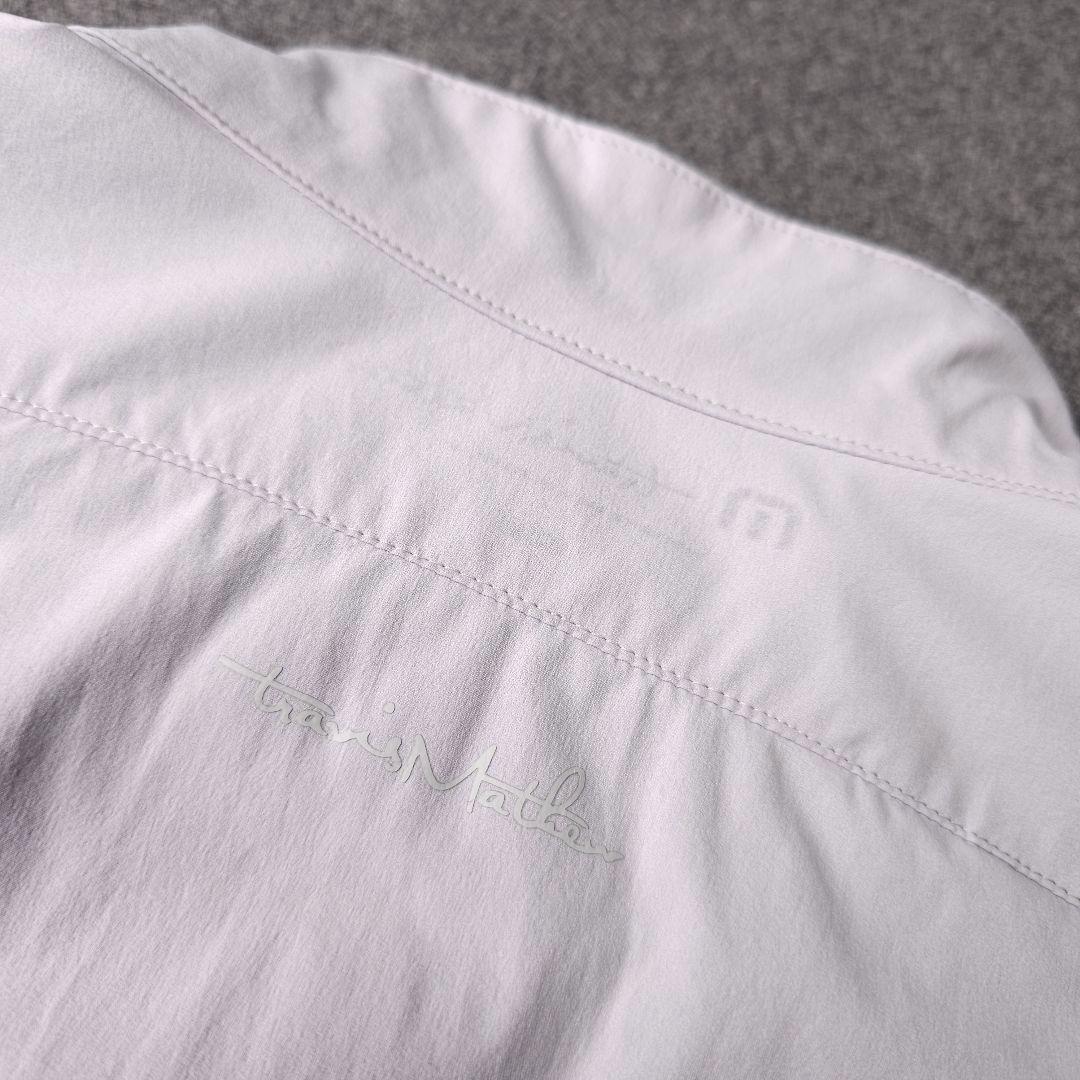 近年 トラヴィスマシュー 長袖ゴルフブルゾンジャケット ロゴネーム L ジップ