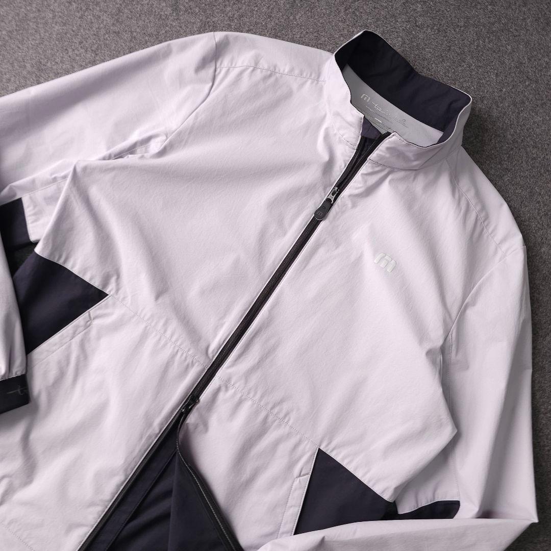 近年 トラヴィスマシュー 長袖ゴルフブルゾンジャケット ロゴネーム L ジップ