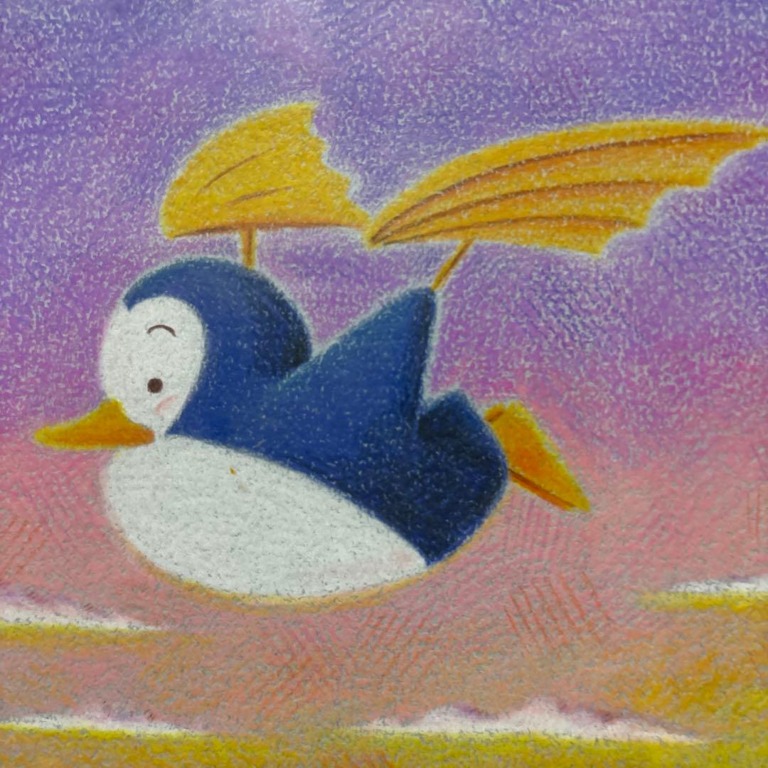 ⭐️はせがわゆうじ⭐️原画　ペンギン